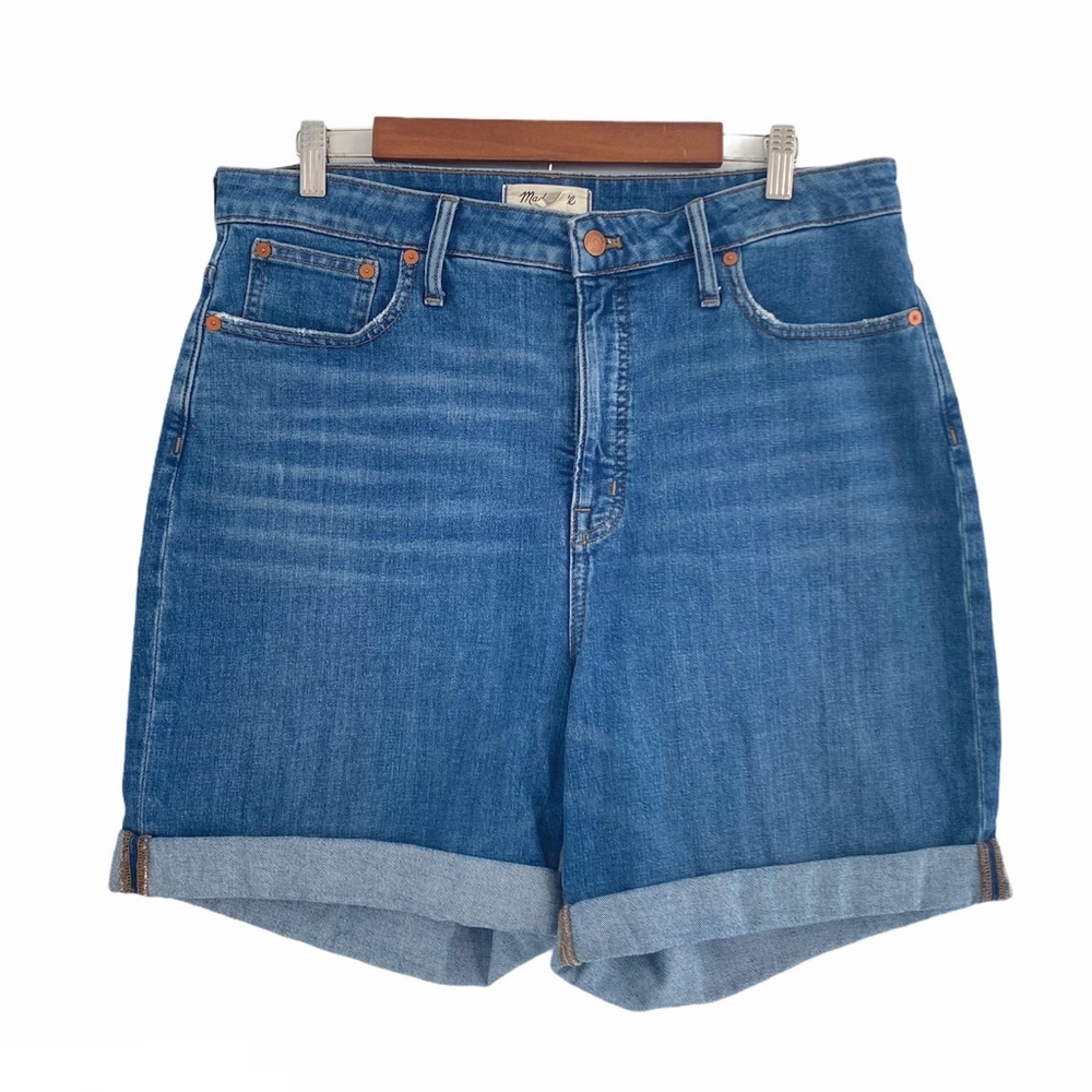 Madewell Denim Cutoff Shorts High Rise Curvy 32